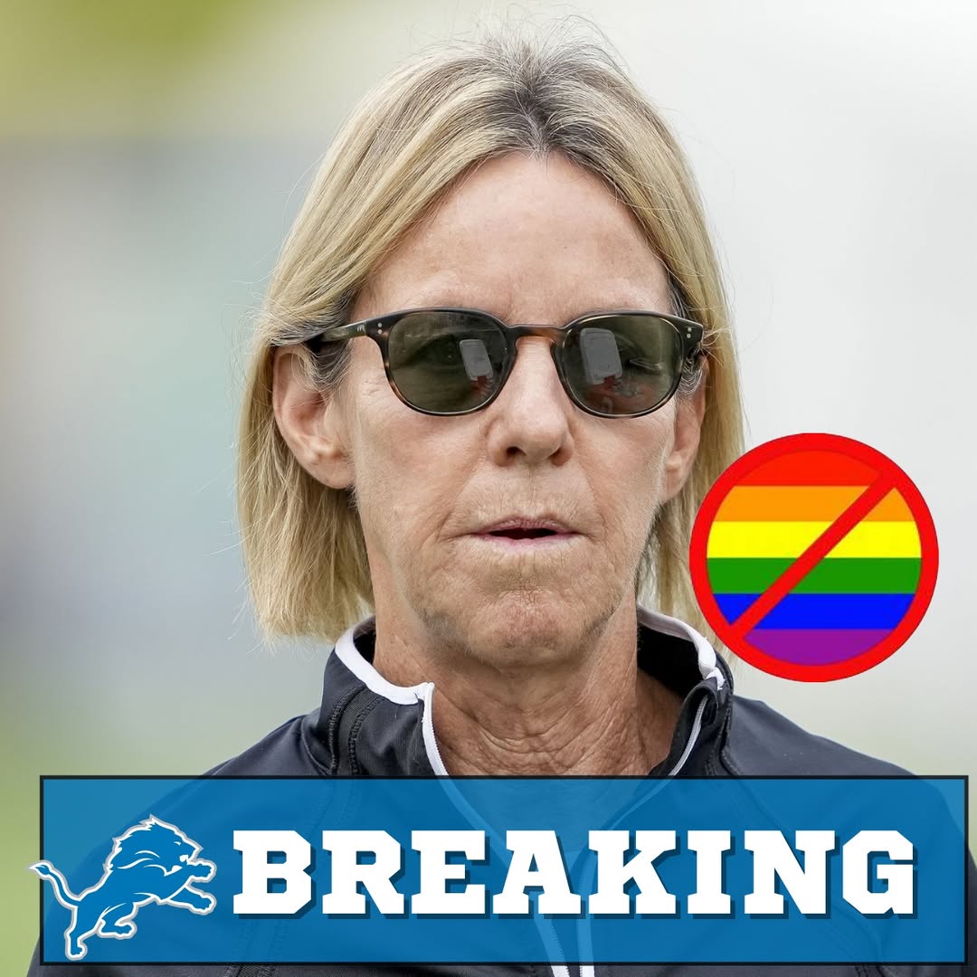 🚨 Scandal Rocks Detroit Lions: CEO Sheila Ford Hamp Bans LGBT Fans from Ford Field!