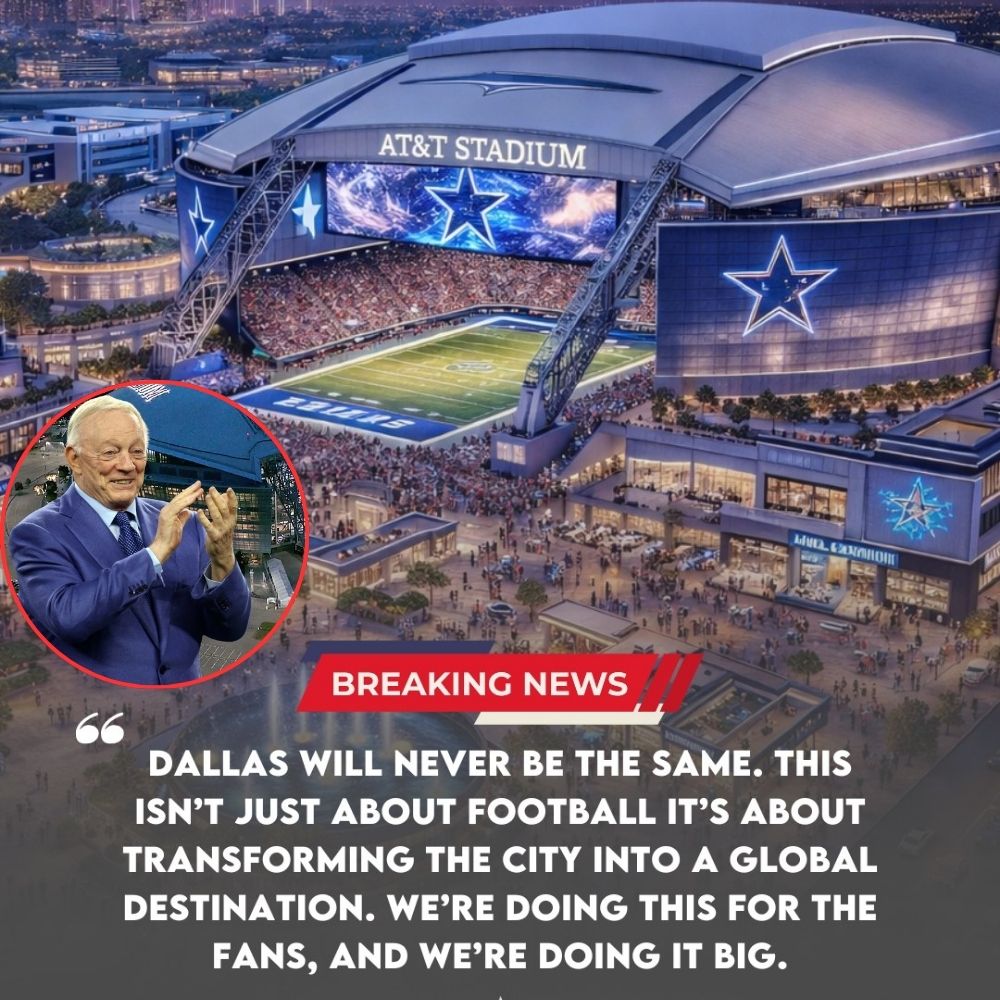 OFFICIAL: The Dallas Cowboys announce a $3.2 billion AT&T Stadium upgrade project backed by major investors.